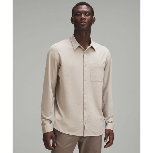 – Commission Langarmshirt Oxford für Männer – Khaki – Größe XS - lululemon - Modalova