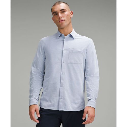 – Commission Long-Sleeve Shirt Oxford für Männer – Blau/Pastel – Größe XL - lululemon - Modalova