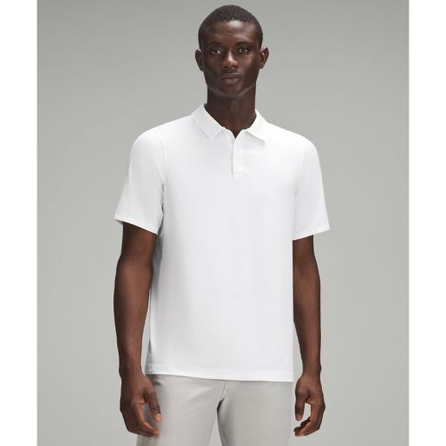 – Sport-Poloshirt mit kurzen Ärmeln und Logo für Männer – Weiß – Größe XL - lululemon - Modalova