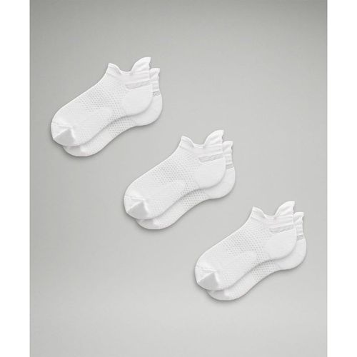 – MacroPillow Laufsocken mit Knöchelschutz, mittlere Dämpfung 3er-Pack für Männer – Weiß – Größe L - lululemon - Modalova