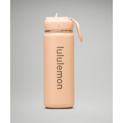 – Back to Life Sportflasche 530 ml Strohhalm-Deckel – Orange/Pastel - lululemon - Modalova