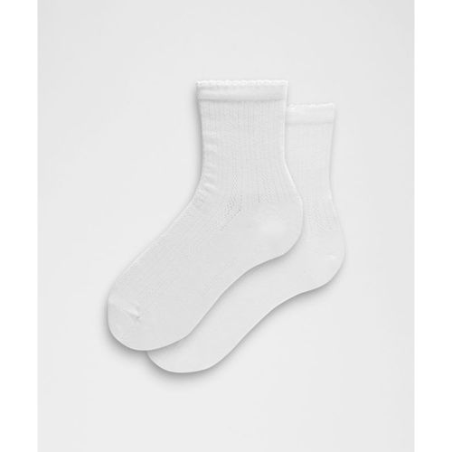 “ Kurze Pointelle-Socken Unisex â€“ GrÃ¶ÃŸe L in - lululemon - Modalova