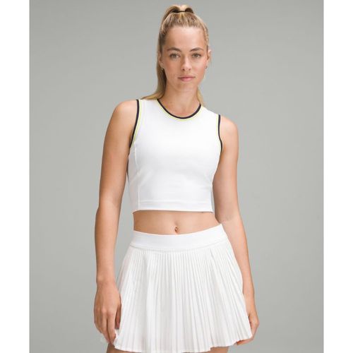 – Kurzes Tennis-Tanktop mit U-Ausschnitt im College-Stil Mittlerer Halt B/C-Cups für Frauen – Größe 10 - lululemon - Modalova