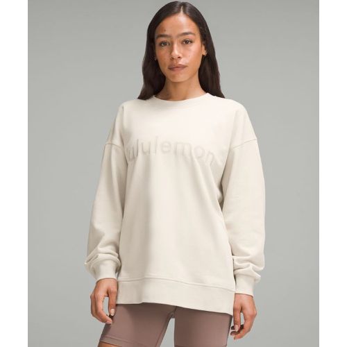 – Perfectly Oversized Crew Sweatshirt Graphic für Frauen – Größe 2 - lululemon - Modalova