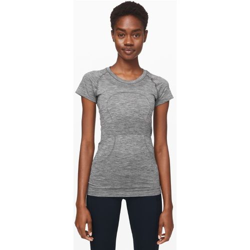– Swiftly Tech Kurzarm-Shirt mit Rundhalsausschnitt für Frauen – Grau – Größe 10 - lululemon - Modalova
