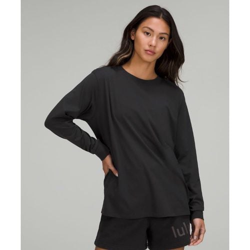 – All Yours Baumwoll-Langarmshirt für Frauen – Größe 0 - lululemon - Modalova