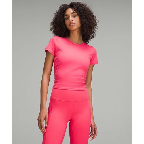 – All It Takes Geripptes T-Shirt aus Nulu für Frauen – Pink – Größe 4 - lululemon - Modalova