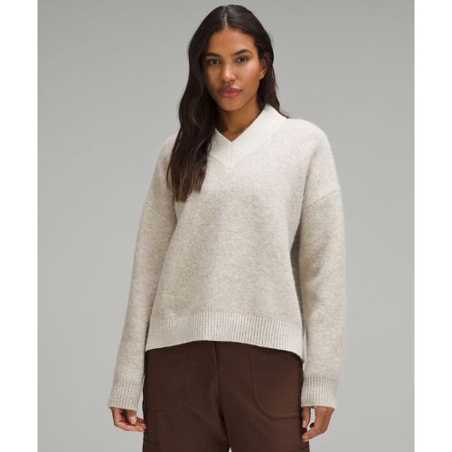 – Pullover aus Alpakawollgemisch mit V-Ausschnitt für Frauen – Größe M - lululemon - Modalova
