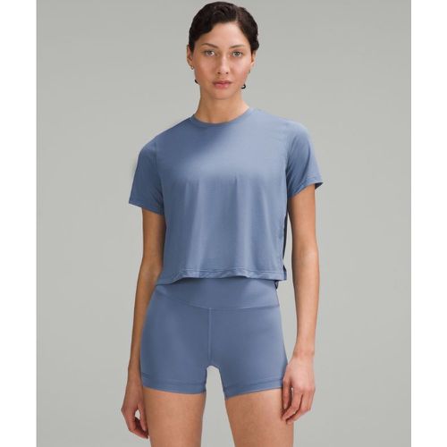 – Ultraleichtes T-Shirt in Taillenlänge für Frauen – Blau – Größe 10 - lululemon - Modalova