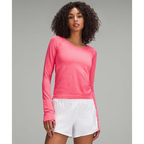– Swiftly Tech Langarmshirt 2.0 Race-Länge für Frauen – Pink – Größe 4 - lululemon - Modalova