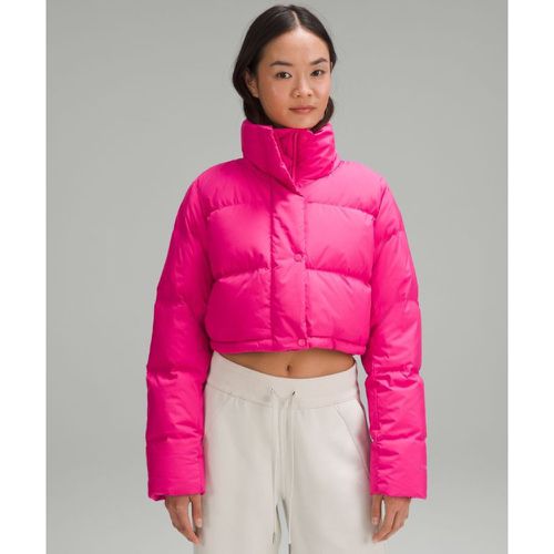 – Wunder Puff Crop-Jacke für Frauen – Neon – Größe 2 - lululemon - Modalova