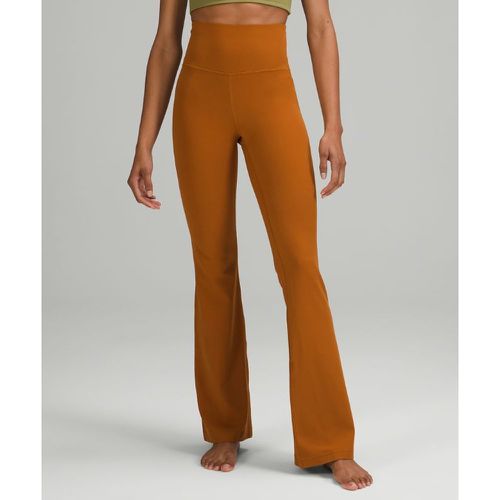 – Groove Hose mit superhohem Bund und ausgestelltem Bein aus Nulu für Frauen – Orange – Größe 14 - lululemon - Modalova
