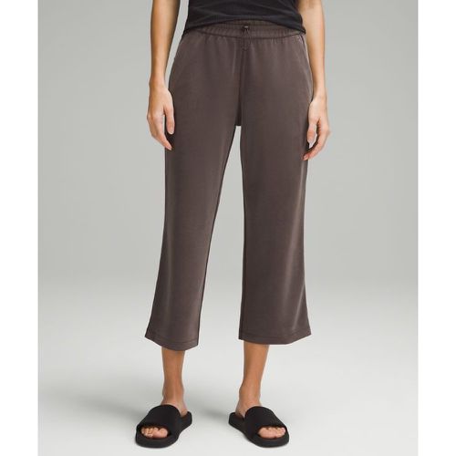 – Softstreme Crop-Hose mit geradem Bein und hohem Bund für Frauen – Braun – Größe 8 - lululemon - Modalova