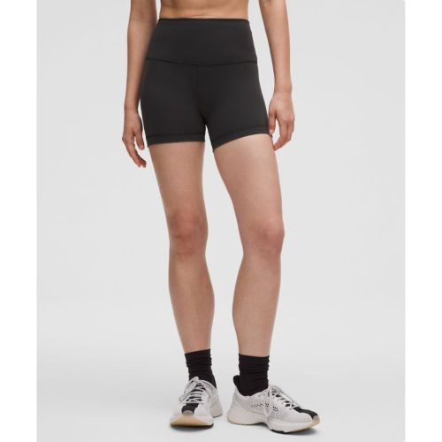 Mit Zugband. Designt für Fitness. Wider leg opening for an improved fit. lululemon – Wunder Train Shorts mit hohem Bund für Frauen – 10 cm – G - 127575382 - Modalova