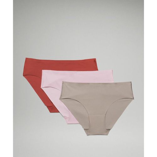 – InvisiWear Bikini-Unterwäsche mit mittelhohem Bund 3er-Pack für Frauen – Khaki – Größe XL - lululemon - Modalova