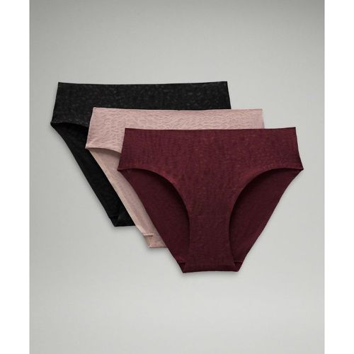 – InvisiWear Bikini-Unterwäsche mit Performance-Spitze und mittelhohem Bund 3er-Pack für Frauen – Größe L - lululemon - Modalova