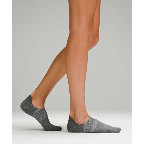 – Power Stride No-Show-Socken mit Active Grip 5er-Pack für Frauen – Grau/Schwarz/Weiß – Größe L - lululemon - Modalova