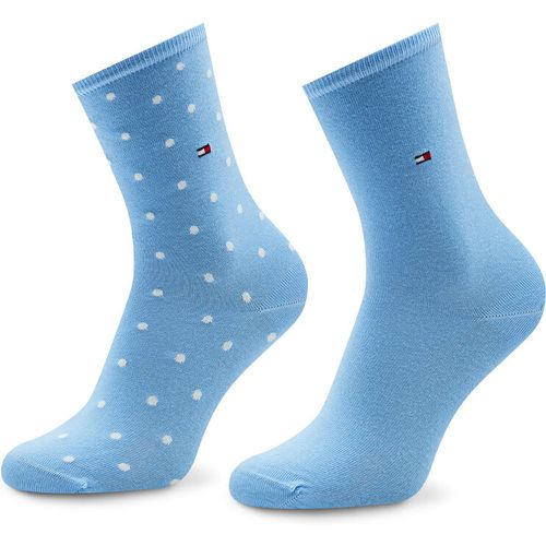 Set di 2 paia di calzini lunghi da donna - 100001493 Light Blue 024 - Tommy Hilfiger - Modalova