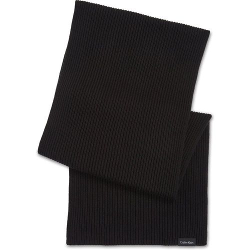 Scialle - Classic Cotton Rib Knit Scarf K50K510996 Ck Black BAX - Calvin Klein - Modalova