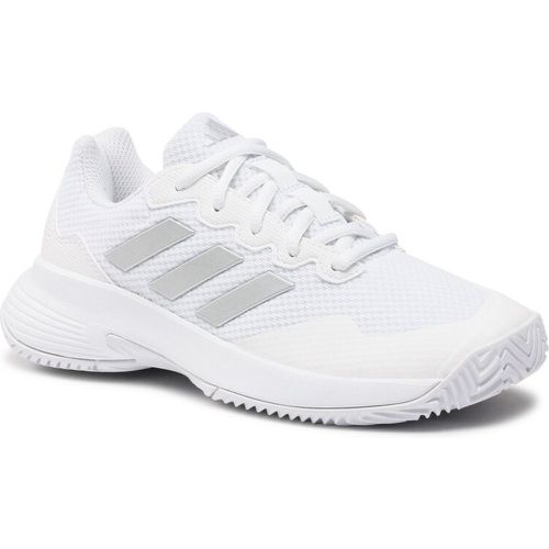 Scarpe - Gamecourt 2.0 Tennis Shoes HQ8476 Cloud White/Silver Metallic/Cloud White - Adidas - Modalova