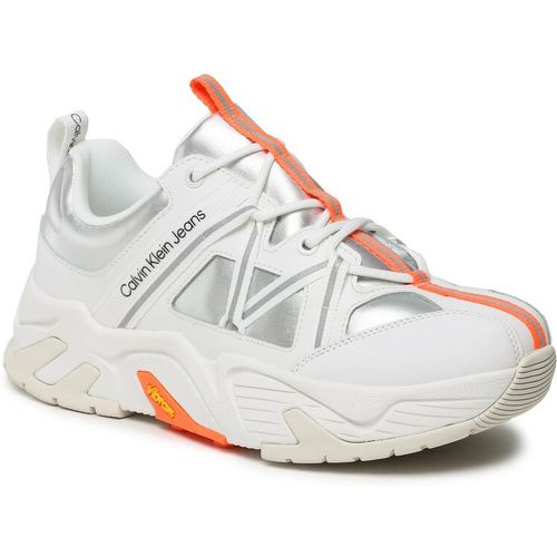 Sneakers - Chunky Runner Vibram Refl YM0YM00717 Bright White/Oyster Mushroom YBR - Calvin Klein Jeans - Modalova