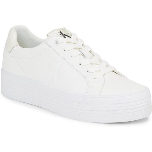 Sneakers - Bold Vulc Flatf Laceup Lth Wn YW0YW01144 Bright White/Creamy White 01T - Calvin Klein Jeans - Modalova