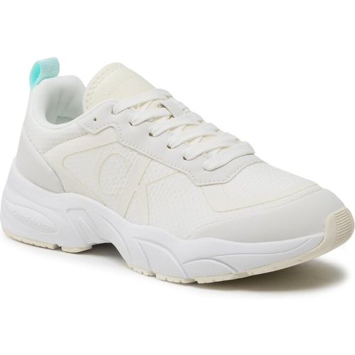 Sneakers - Retro Tennis Over Mesh Wn YW0YW00946 White/Creamy White 0K6 - Calvin Klein Jeans - Modalova