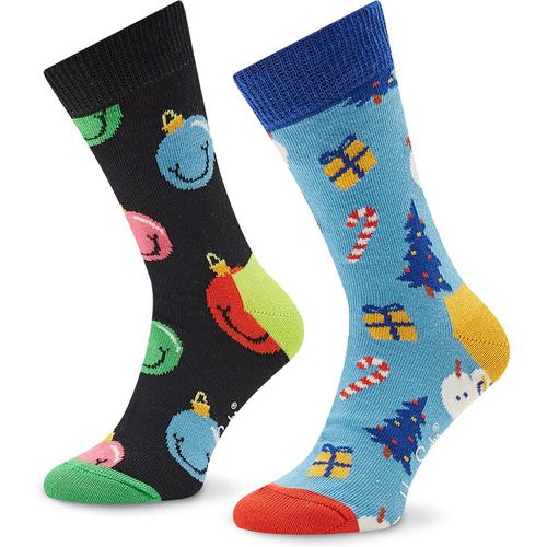 Set di 2 paia di calzini lunghi da bambini - XKHLD02-0200 Multicolore - Happy Socks - Modalova