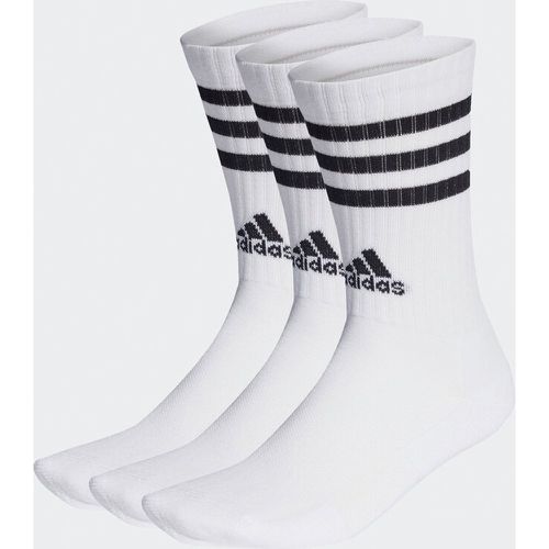 Calzini lunghi unisex - 3-Stripes Cushioned Crew Socks 3 Pairs HT3458 white/black - Adidas - Modalova
