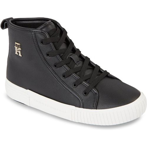 Sneakers - Vulc Th Leather Sneaker Hi FW0FW07550 Black BDS - Tommy Hilfiger - Modalova