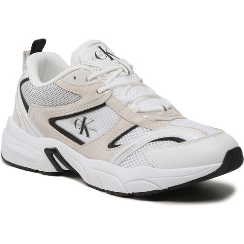 Sneakers - Retro Tennis Su-Mesh YM0YM00589 Bright White/Black 0K5 - Calvin Klein Jeans - Modalova