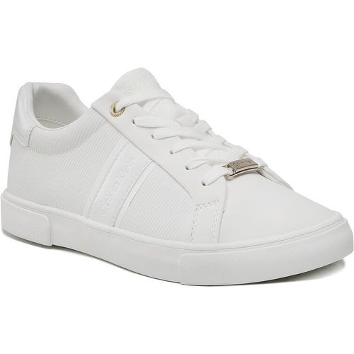 Sneakers - Low Profile Vulc Lace Up HW0HW01369 White/Marshmallow 0K8 - Calvin Klein - Modalova