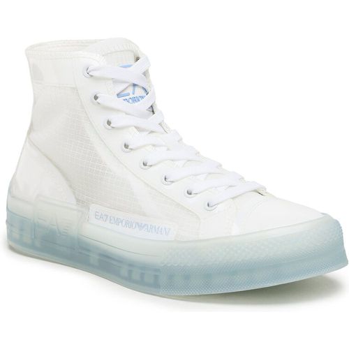 Sneakers - X8Z040 XK332 S496 White/Trasp.Blue - EA7 Emporio Armani - Modalova