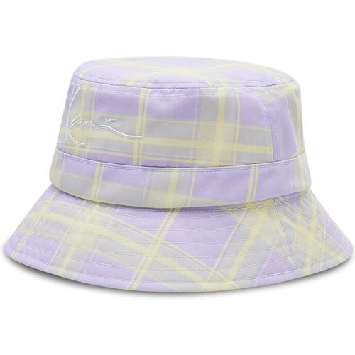 Cappello - Signature Reversible Check Bucket Hat 7015488 Purple/Light Sand - Karl Kani - Modalova
