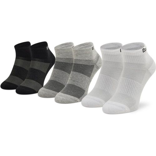Set di 3 paia di calzini corti unisex - Active Foundation Ankle H11292 Black/White - Reebok - Modalova