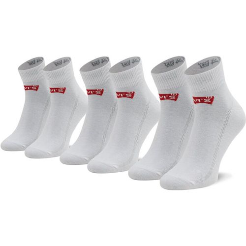 Set di 3 paia di calzini lunghi unisex - 903051-001 White - Levi's® - Modalova