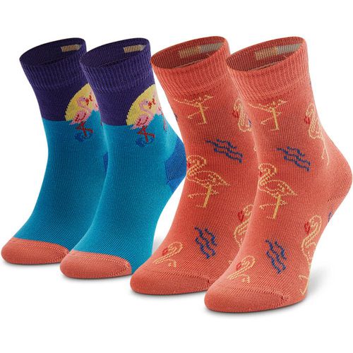 Set di 2 paia di calzini lunghi da bambini - KFLM02-2700 Multicolore - Happy Socks - Modalova