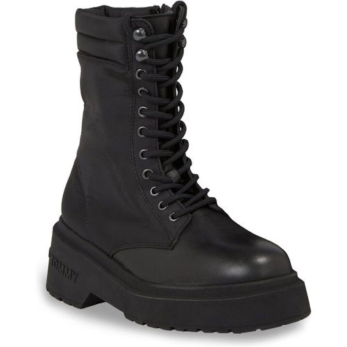 Stivaletti - Tjw Lace Up Padded Boot EN0EN02405 Black BDS - Tommy Jeans - Modalova
