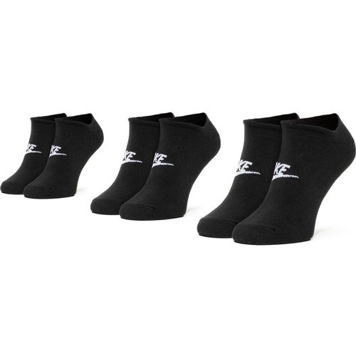 Set di 3 paia di calzini corti unisex - SK0111 010 Nero - Nike - Modalova