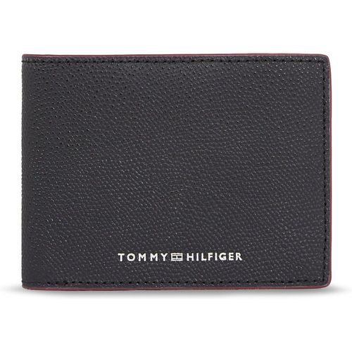 Portafoglio da uomo - Th Struc Leather Mini Cc Wallet AM0AM11607 Black BDS - Tommy Hilfiger - Modalova