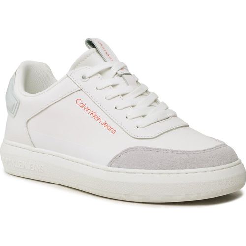 Sneakers - Casual CUpsole High/Low Freq YM0YM00670 White/Oyster Mushroom/Firecracker - Calvin Klein Jeans - Modalova