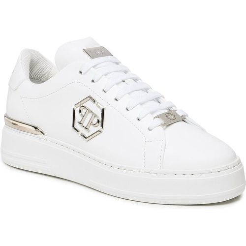 Sneakers - Leather Lo-Top Sneaker FABS USC0379 PLE075N White 01 - PHILIPP PLEIN - Modalova