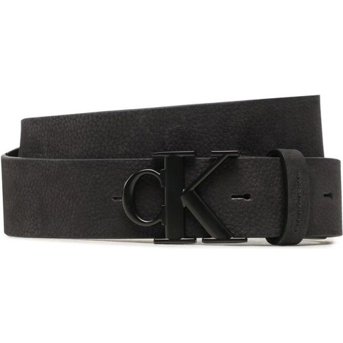 Cintura da uomo - Mono Round Plauqe Lthr Belt 35 K50K510783 BDS - Calvin Klein Jeans - Modalova