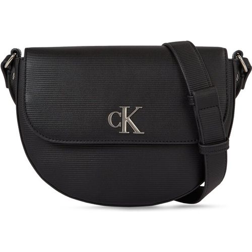 Borsetta - Minimal Monogram Saddle Bag22 T K60K611226 Black BDS - Calvin Klein Jeans - Modalova