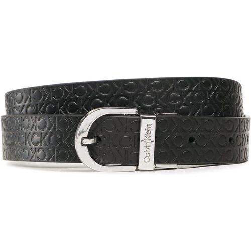 Cintura da donna - Ck Must Rd Buckle Rev 2.5 Belt K60K609981 0GN - Calvin Klein - Modalova