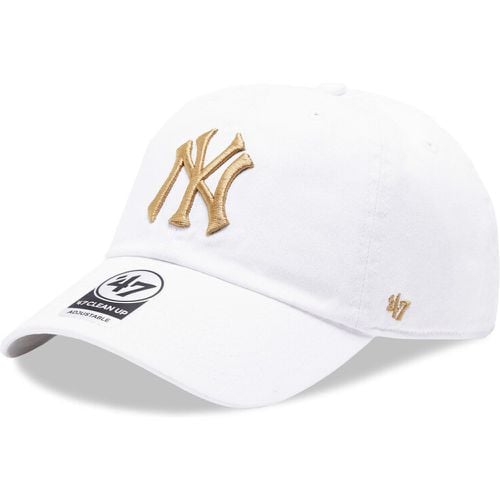 Cappellino - New York Yankees MLB Clean Up B-NLRGW17GWS White - 47 Brand - Modalova
