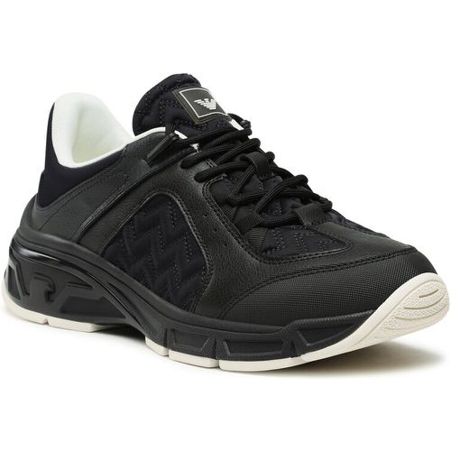 Sneakers - X4X647 XN945 N208 Black/Navy/Navy - Emporio Armani - Modalova