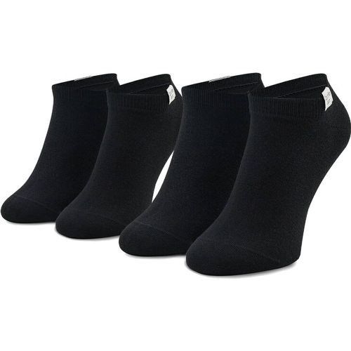 Set di 2 paia di calzini corti da donna - 701218749 Black 001 - Calvin Klein Jeans - Modalova
