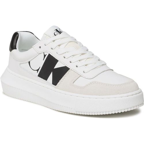 Sneakers - Chunky Cupsole Low Mod Vint YW0YW01046 Bright White/Black/Creamy White YBR - Calvin Klein Jeans - Modalova