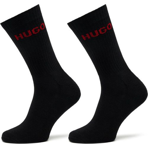 Set di 6 paia di calzini lunghi da uomo - 50504045 Black 001 - HUGO - Modalova